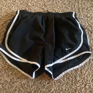 black nike shorts